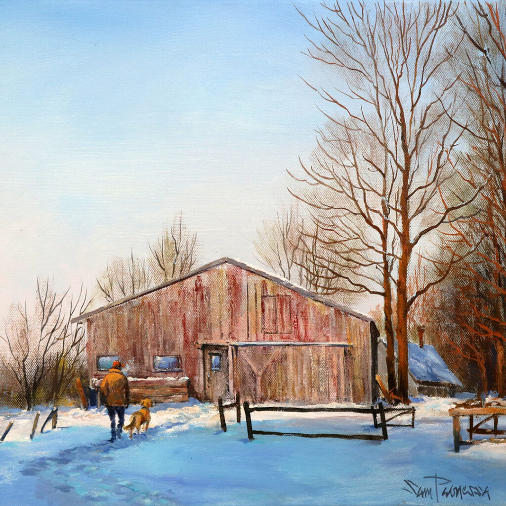 Painting by Sam Paonessa